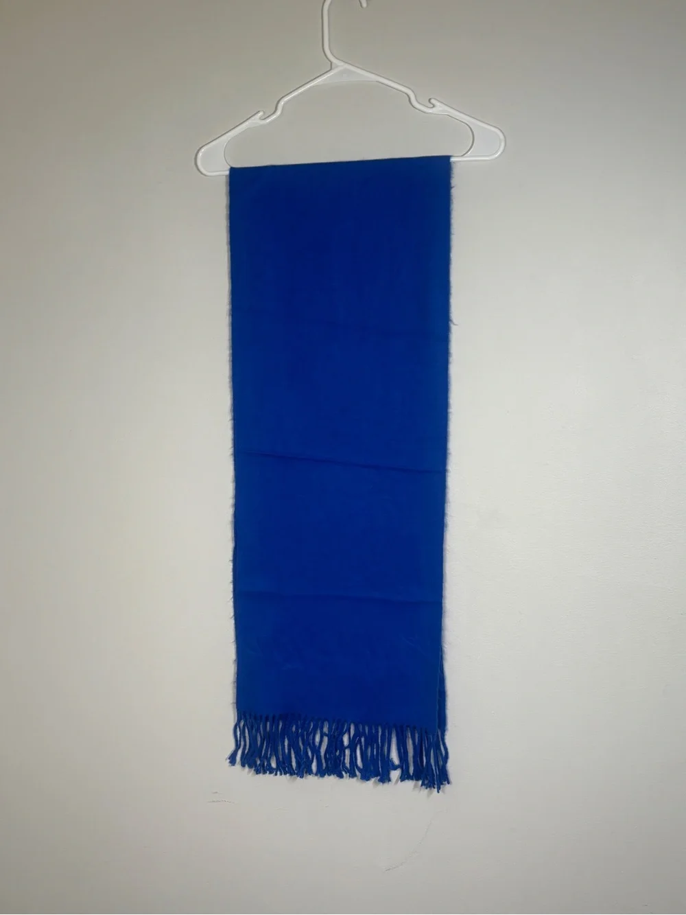 Berkshire Bright Blue Fringed Scarf
